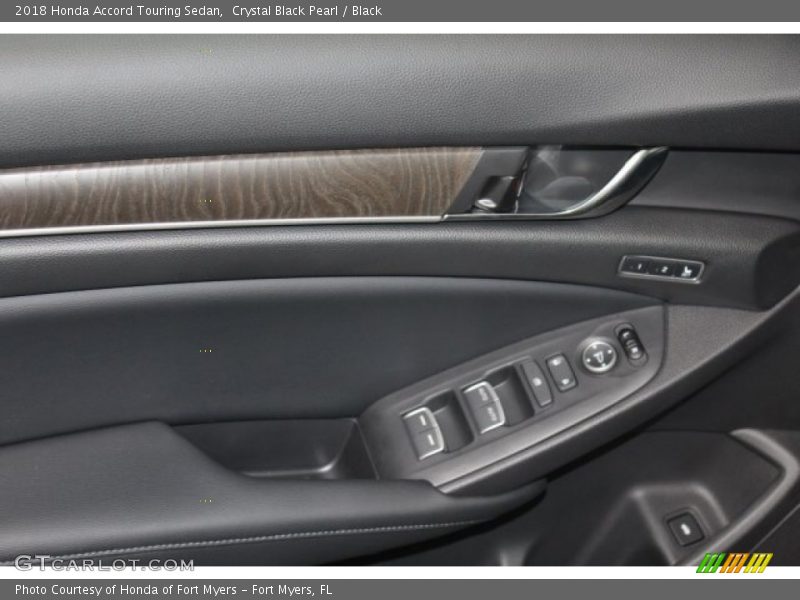Crystal Black Pearl / Black 2018 Honda Accord Touring Sedan