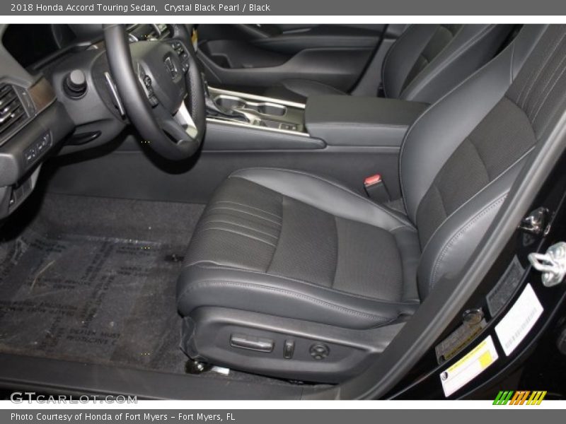 Crystal Black Pearl / Black 2018 Honda Accord Touring Sedan