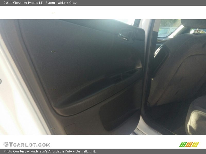 Summit White / Gray 2011 Chevrolet Impala LT