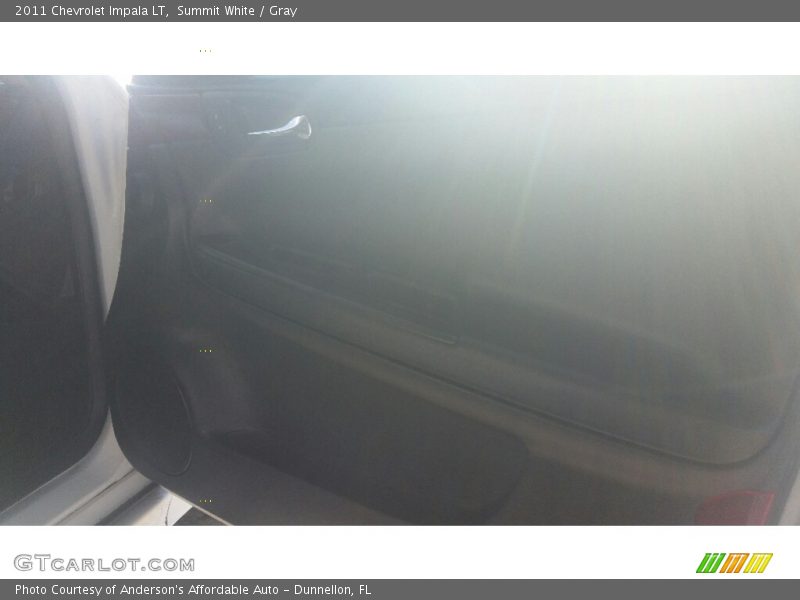 Summit White / Gray 2011 Chevrolet Impala LT