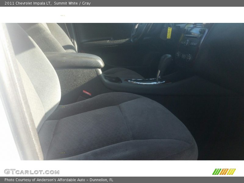 Summit White / Gray 2011 Chevrolet Impala LT