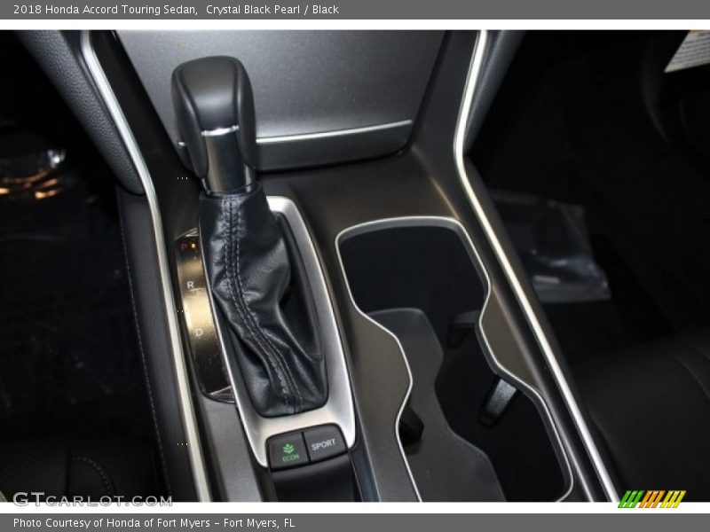 Crystal Black Pearl / Black 2018 Honda Accord Touring Sedan
