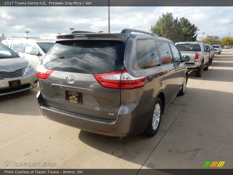 Predawn Gray Mica / Ash 2017 Toyota Sienna XLE