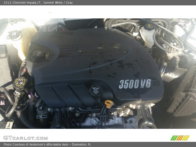 Summit White / Gray 2011 Chevrolet Impala LT