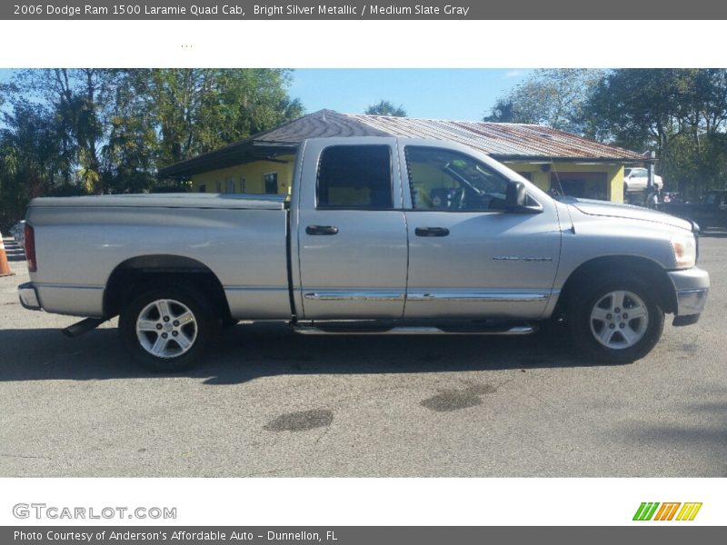 Bright Silver Metallic / Medium Slate Gray 2006 Dodge Ram 1500 Laramie Quad Cab