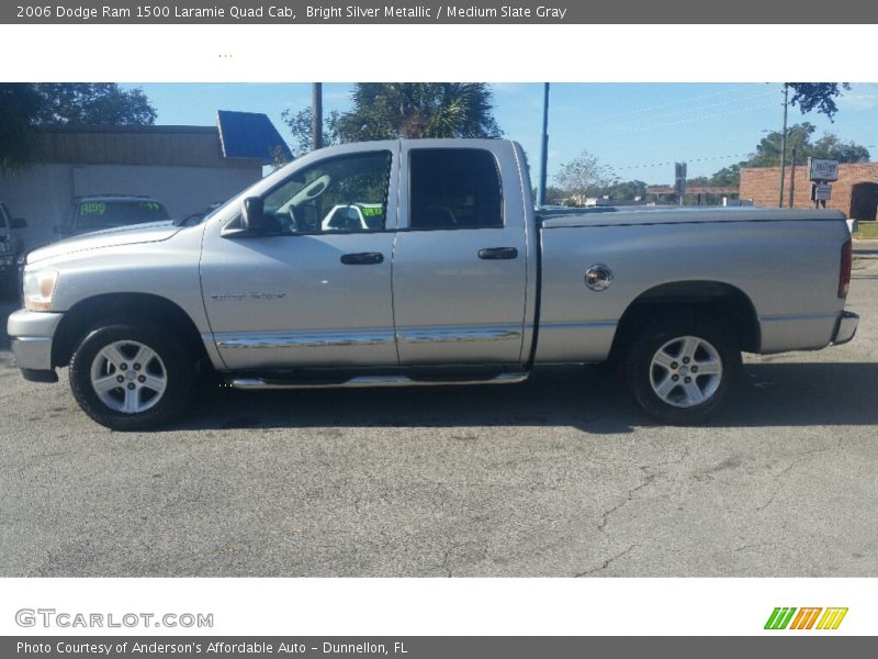Bright Silver Metallic / Medium Slate Gray 2006 Dodge Ram 1500 Laramie Quad Cab