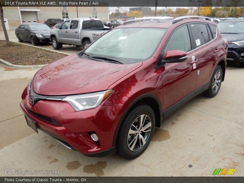 Ruby Flare Pearl / Ash 2018 Toyota RAV4 XLE AWD