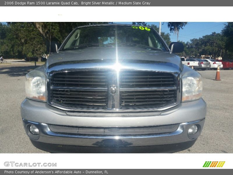 Bright Silver Metallic / Medium Slate Gray 2006 Dodge Ram 1500 Laramie Quad Cab