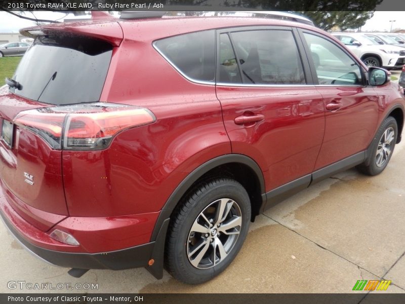 Ruby Flare Pearl / Ash 2018 Toyota RAV4 XLE AWD