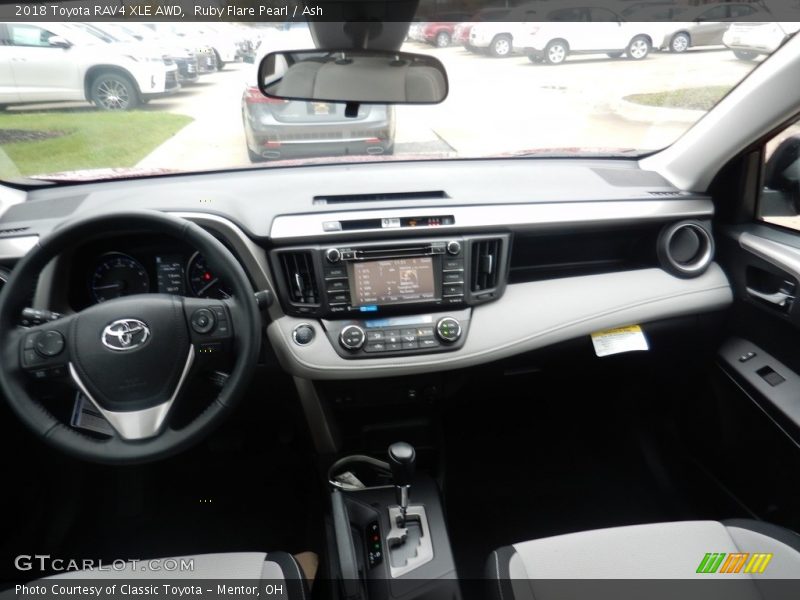 Ruby Flare Pearl / Ash 2018 Toyota RAV4 XLE AWD