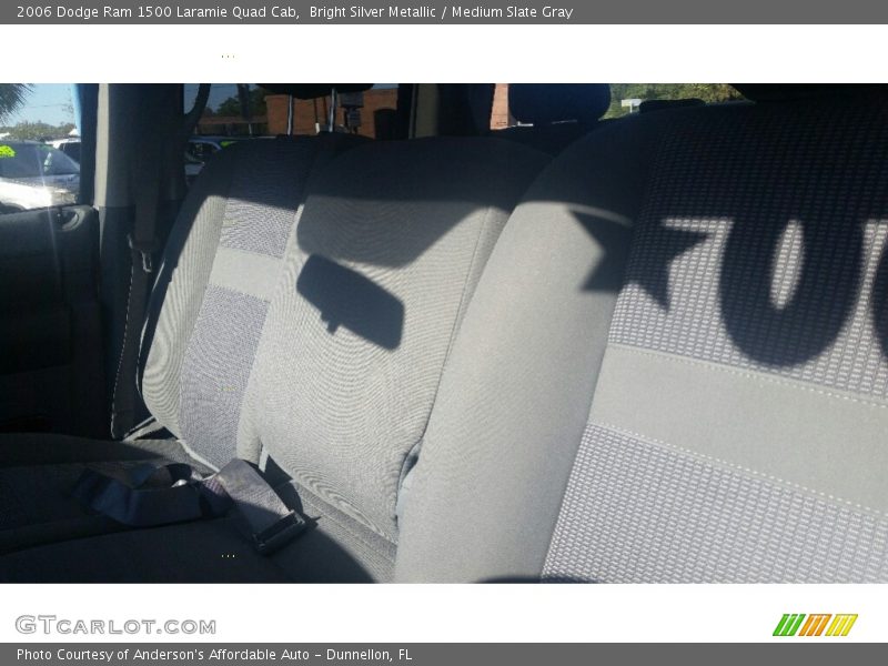 Bright Silver Metallic / Medium Slate Gray 2006 Dodge Ram 1500 Laramie Quad Cab