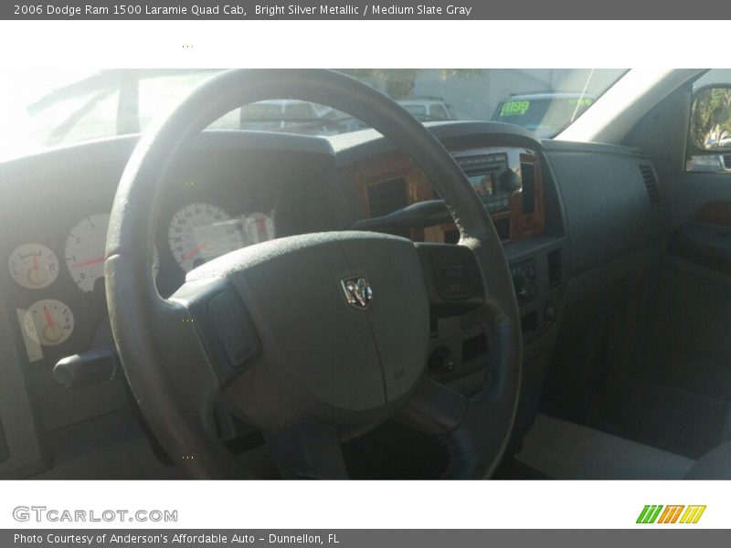 Bright Silver Metallic / Medium Slate Gray 2006 Dodge Ram 1500 Laramie Quad Cab
