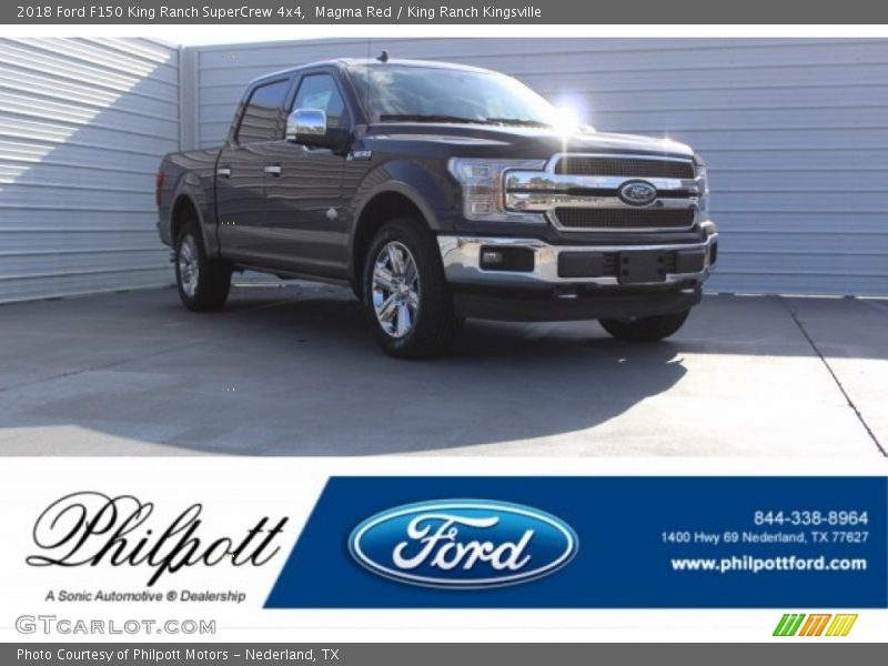 Magma Red / King Ranch Kingsville 2018 Ford F150 King Ranch SuperCrew 4x4