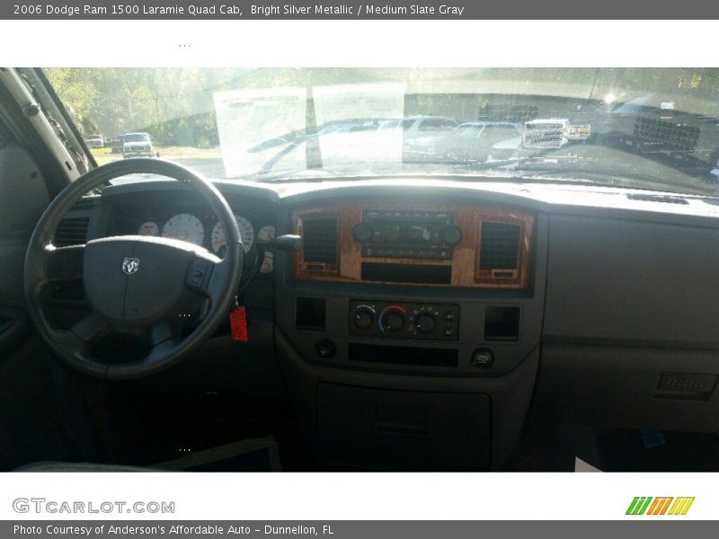 Bright Silver Metallic / Medium Slate Gray 2006 Dodge Ram 1500 Laramie Quad Cab