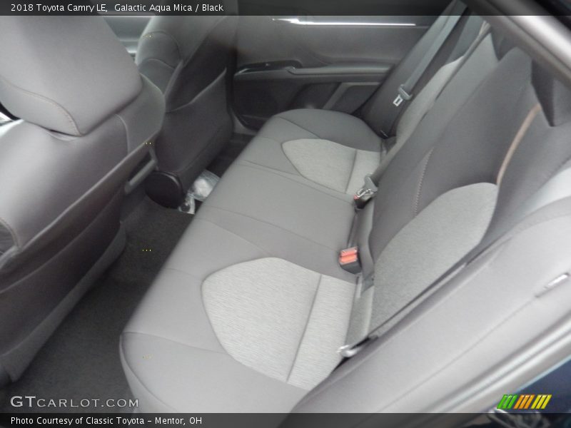 Galactic Aqua Mica / Black 2018 Toyota Camry LE