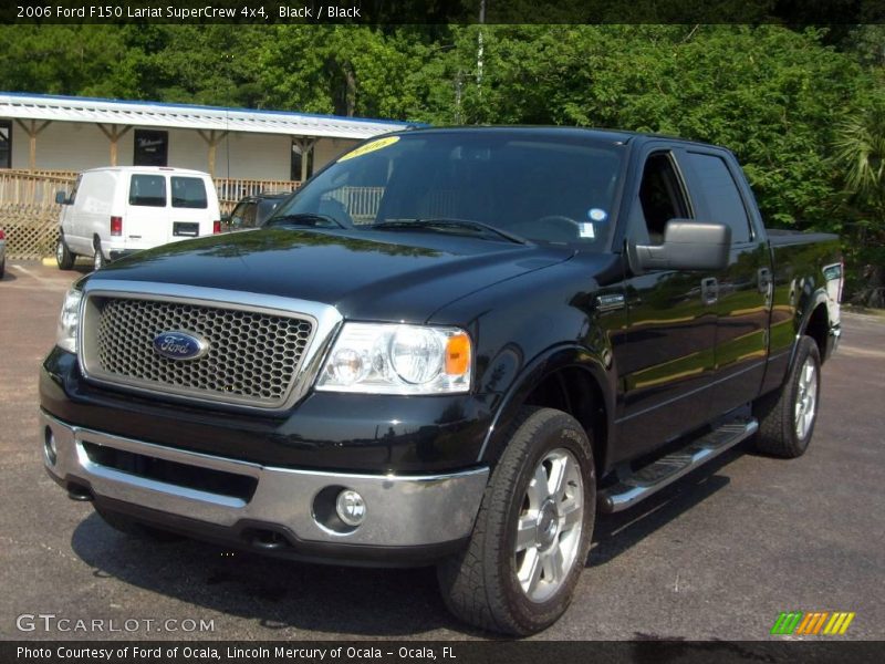 Black / Black 2006 Ford F150 Lariat SuperCrew 4x4