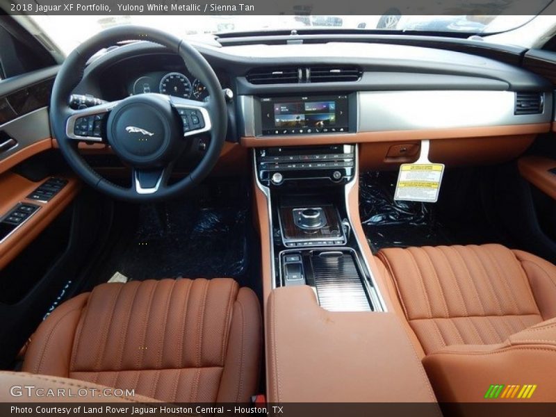 Yulong White Metallic / Sienna Tan 2018 Jaguar XF Portfolio