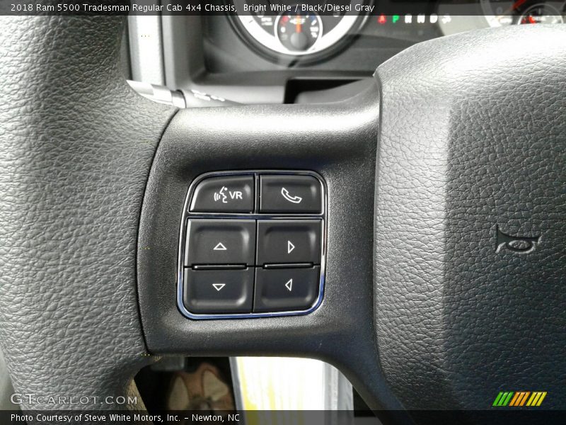 Bright White / Black/Diesel Gray 2018 Ram 5500 Tradesman Regular Cab 4x4 Chassis