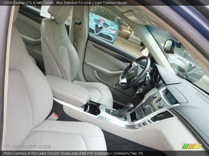 Blue Diamond Tri-Coat / Light Titanium/Ebony 2009 Cadillac CTS 4 AWD Sedan