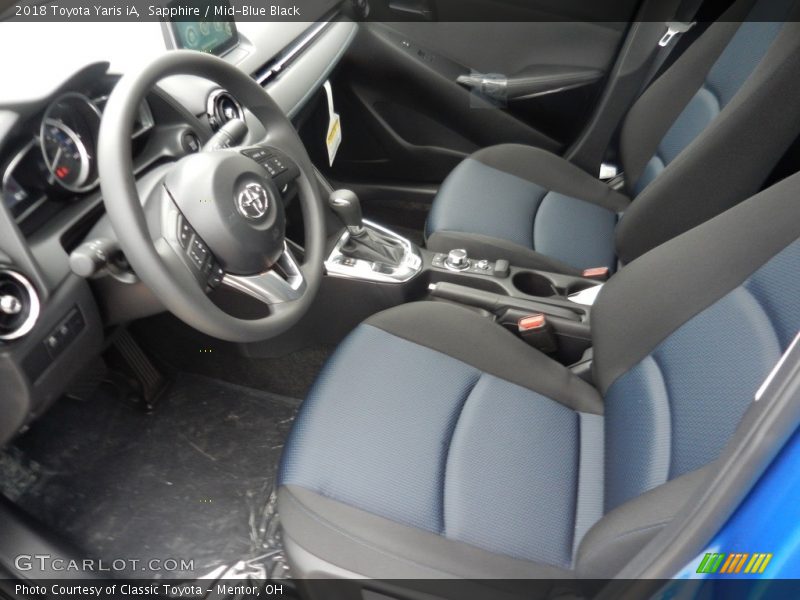 Sapphire / Mid-Blue Black 2018 Toyota Yaris iA