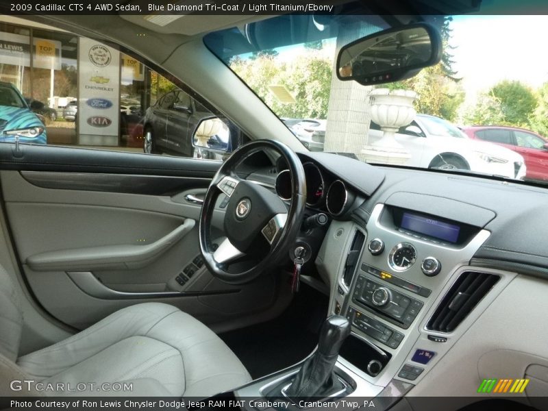Blue Diamond Tri-Coat / Light Titanium/Ebony 2009 Cadillac CTS 4 AWD Sedan