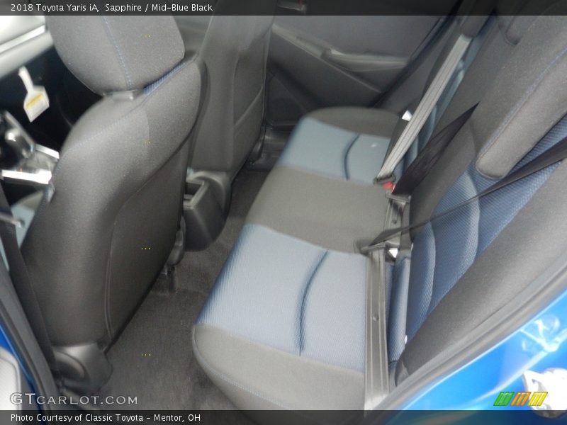 Sapphire / Mid-Blue Black 2018 Toyota Yaris iA
