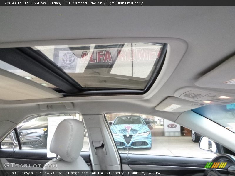 Blue Diamond Tri-Coat / Light Titanium/Ebony 2009 Cadillac CTS 4 AWD Sedan