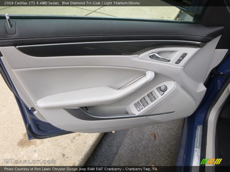 Blue Diamond Tri-Coat / Light Titanium/Ebony 2009 Cadillac CTS 4 AWD Sedan
