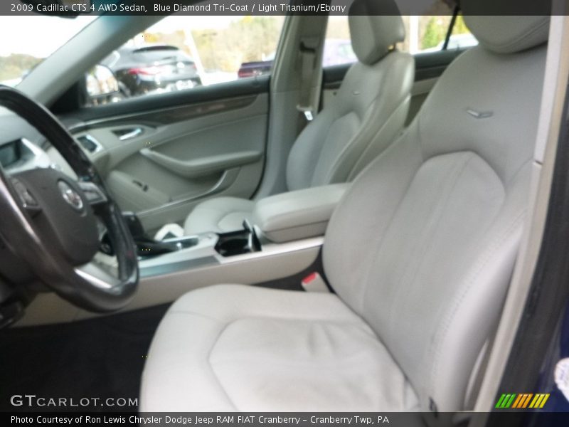 Blue Diamond Tri-Coat / Light Titanium/Ebony 2009 Cadillac CTS 4 AWD Sedan