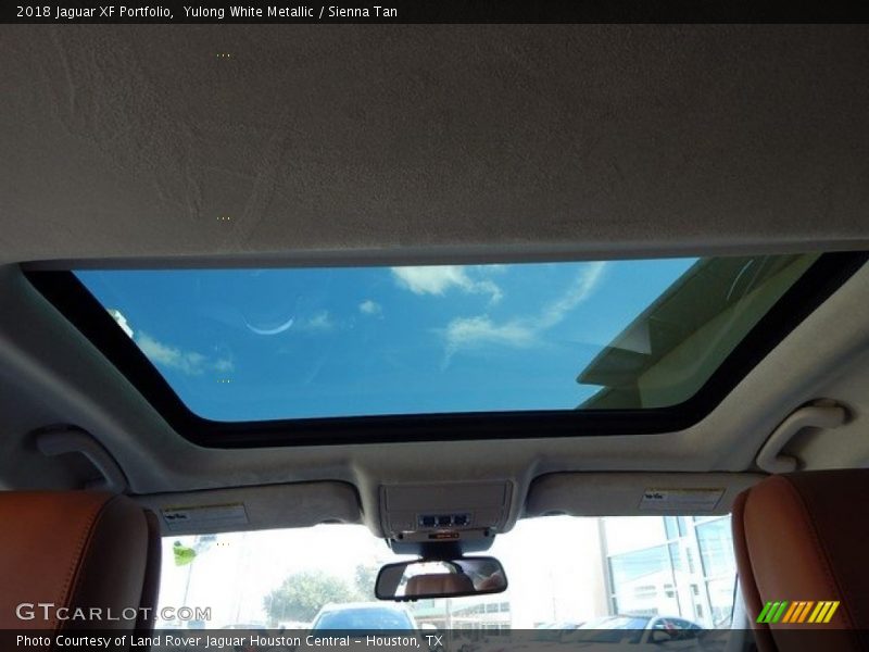Yulong White Metallic / Sienna Tan 2018 Jaguar XF Portfolio