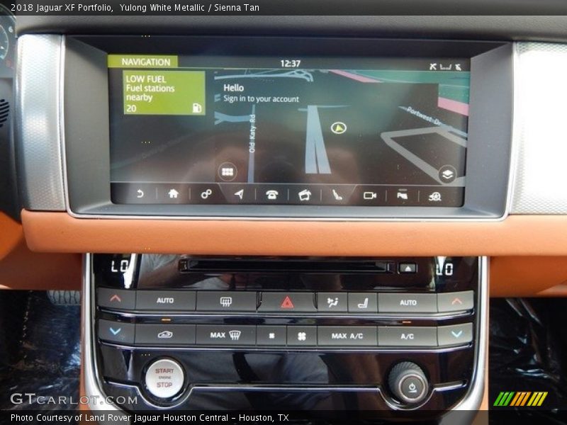 Yulong White Metallic / Sienna Tan 2018 Jaguar XF Portfolio