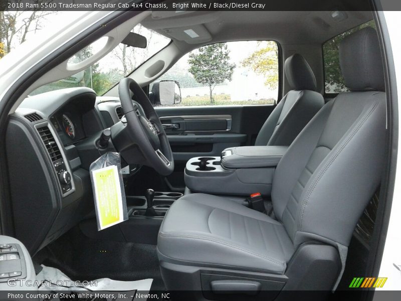 Bright White / Black/Diesel Gray 2018 Ram 5500 Tradesman Regular Cab 4x4 Chassis