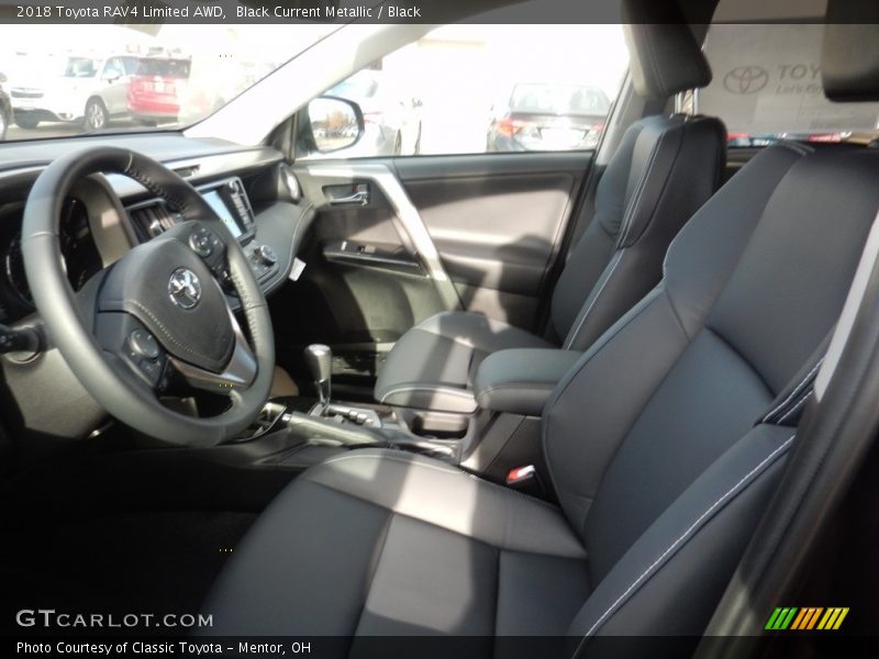 Black Current Metallic / Black 2018 Toyota RAV4 Limited AWD