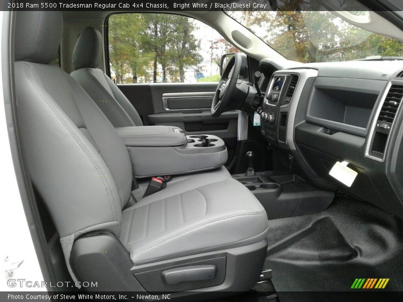 Bright White / Black/Diesel Gray 2018 Ram 5500 Tradesman Regular Cab 4x4 Chassis