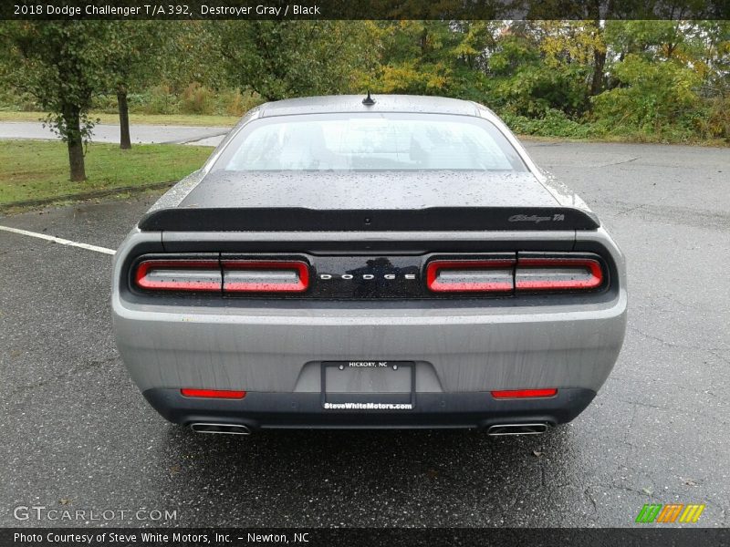 Destroyer Gray / Black 2018 Dodge Challenger T/A 392