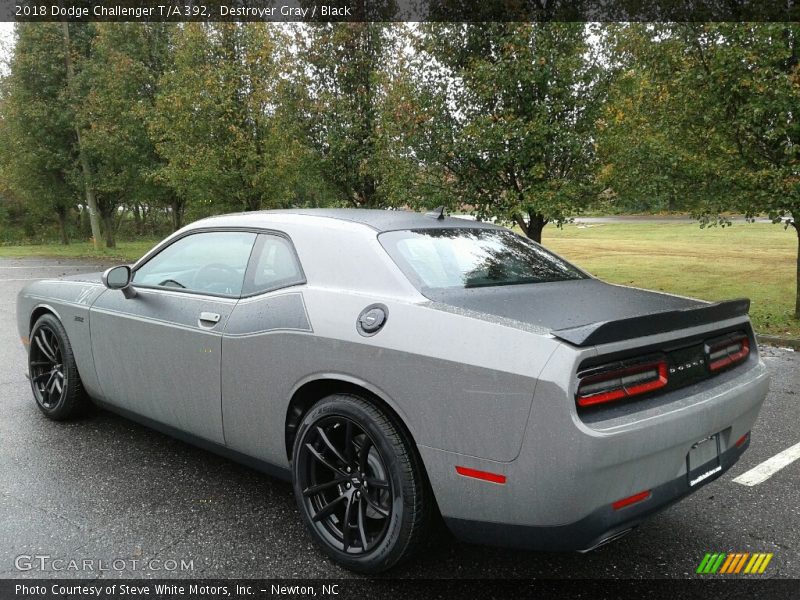 Destroyer Gray / Black 2018 Dodge Challenger T/A 392
