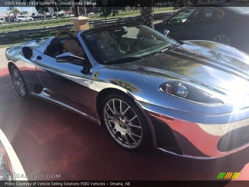 Rosso Corsa / Beige 2005 Ferrari F430 Spider F1