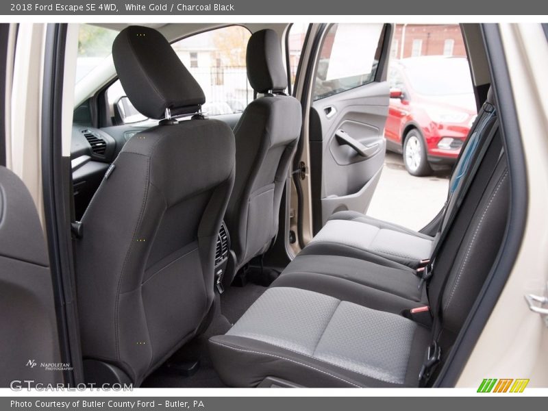 White Gold / Charcoal Black 2018 Ford Escape SE 4WD