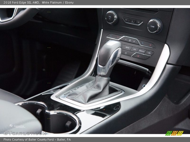 White Platinum / Ebony 2018 Ford Edge SEL AWD