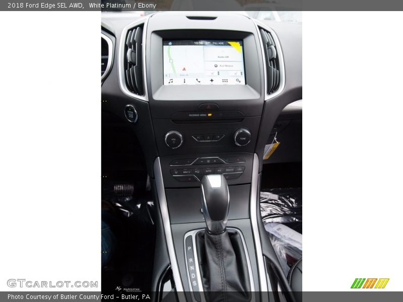 White Platinum / Ebony 2018 Ford Edge SEL AWD