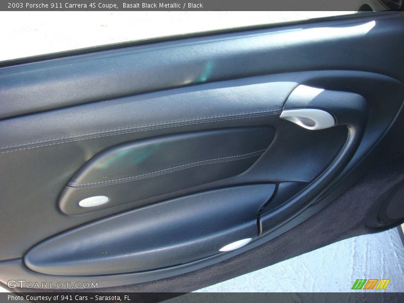 Basalt Black Metallic / Black 2003 Porsche 911 Carrera 4S Coupe