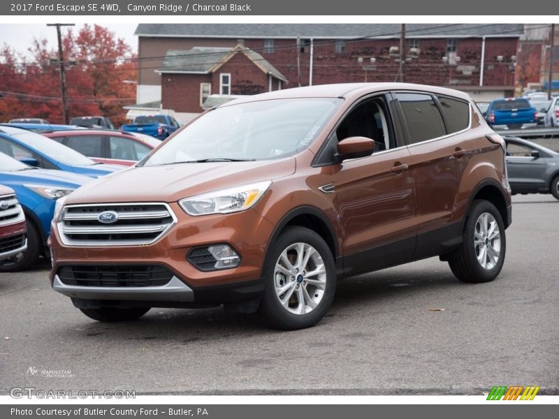 Canyon Ridge / Charcoal Black 2017 Ford Escape SE 4WD
