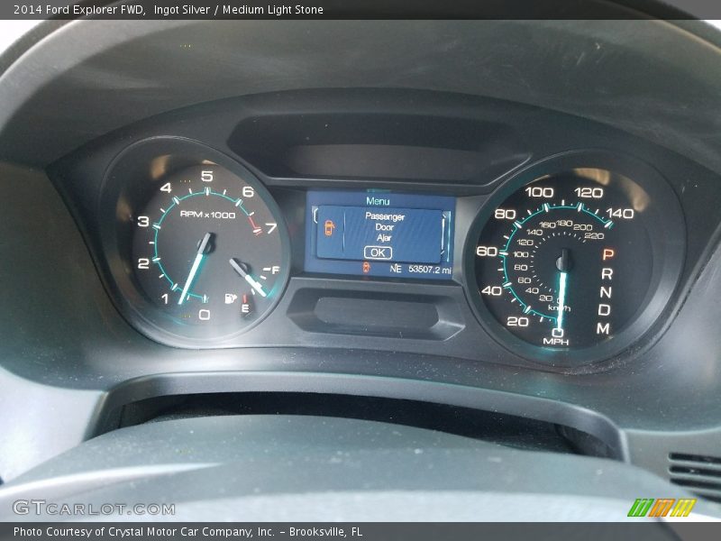 Ingot Silver / Medium Light Stone 2014 Ford Explorer FWD