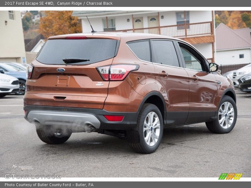 Canyon Ridge / Charcoal Black 2017 Ford Escape SE 4WD