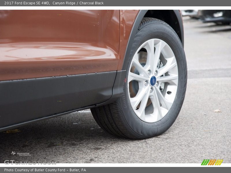 Canyon Ridge / Charcoal Black 2017 Ford Escape SE 4WD