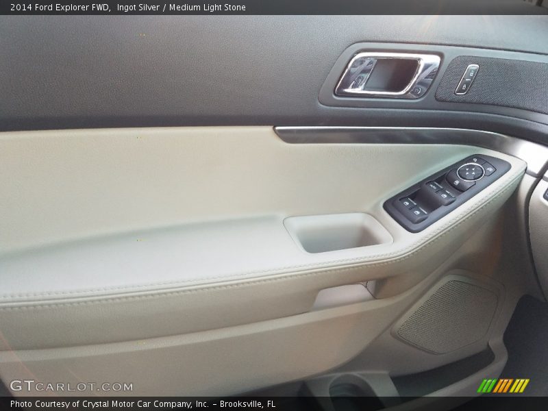 Ingot Silver / Medium Light Stone 2014 Ford Explorer FWD