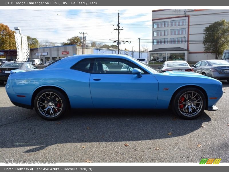 B5 Blue Pearl / Black 2016 Dodge Challenger SRT 392