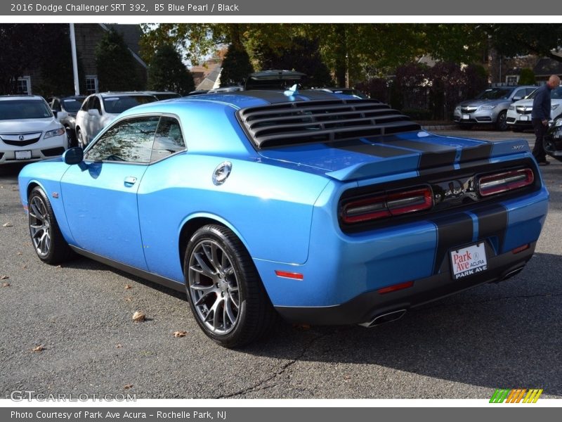 B5 Blue Pearl / Black 2016 Dodge Challenger SRT 392