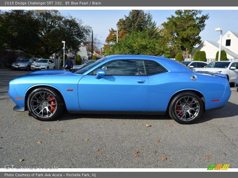 B5 Blue Pearl / Black 2016 Dodge Challenger SRT 392