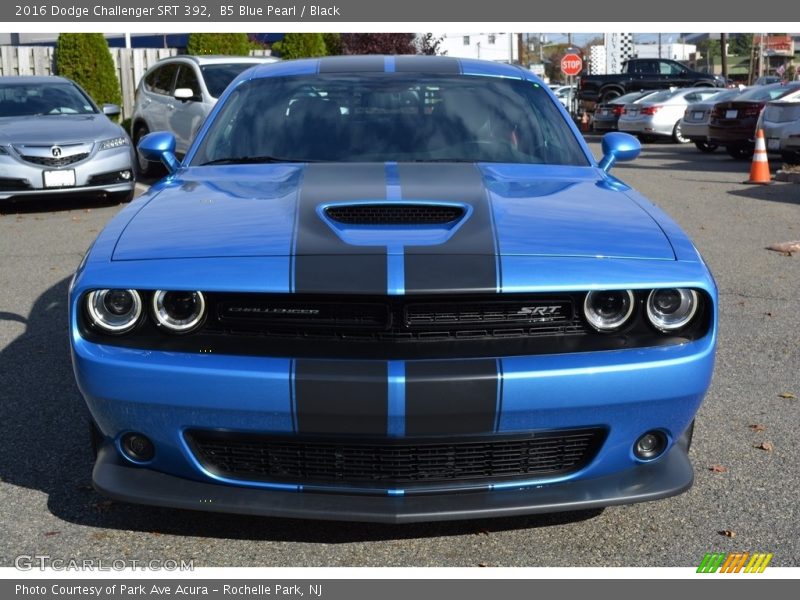 B5 Blue Pearl / Black 2016 Dodge Challenger SRT 392